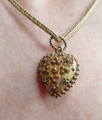 3-Colour Gold Regency Heart locket