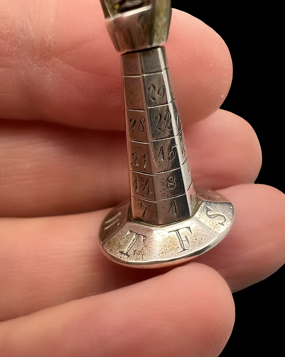 Georgian Perpetual Calendar Pendant