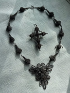 Silesian Fuschia Necklace c.1810