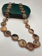 Georgian Moss Agate Riviere
