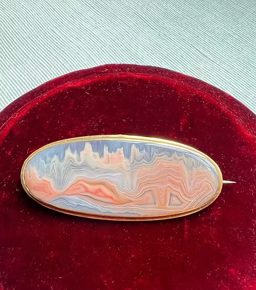 Specimen Agate Brooch 1806