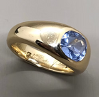 Ducal Sapphire Mourning Ring 1859