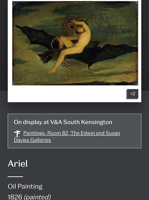Ariel on a Bat