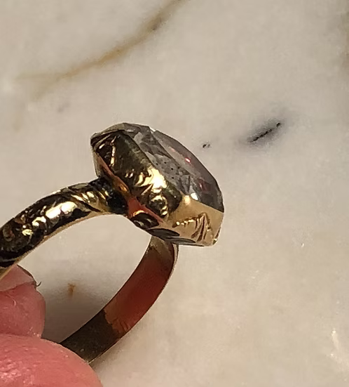 Stuart Crystal Betrothal Ring