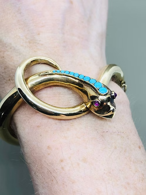 Victorian snake bracelet