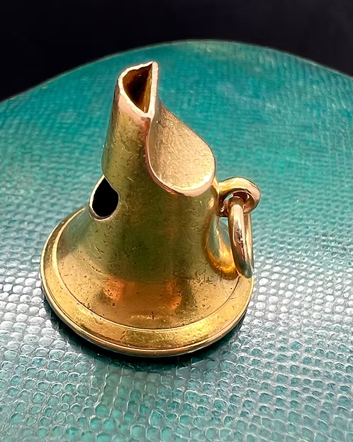 15 ct Victorian Whistle Pendant