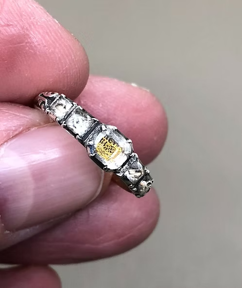 Crystal Cypher Ring c.1730