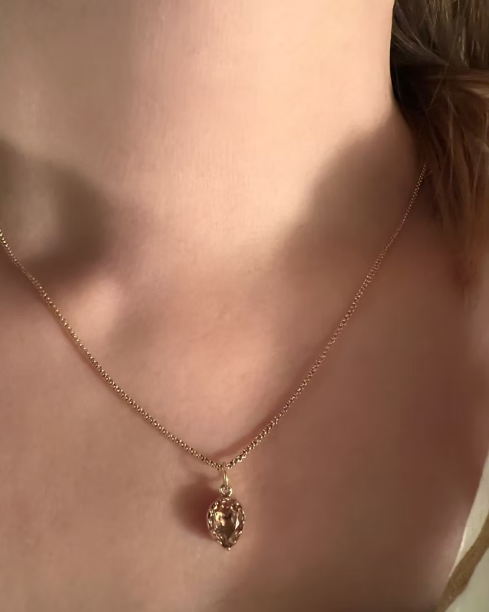 Georgian Topaz Heart