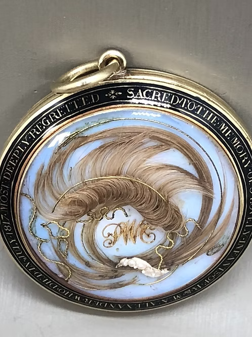 Opaline Mourning Locket
