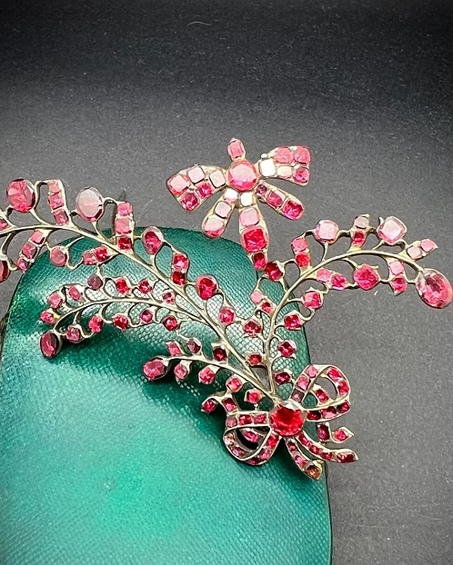Flat-cut Garnet Aigrette c.1750