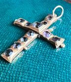 c17th Amethyst and Enamel Cross