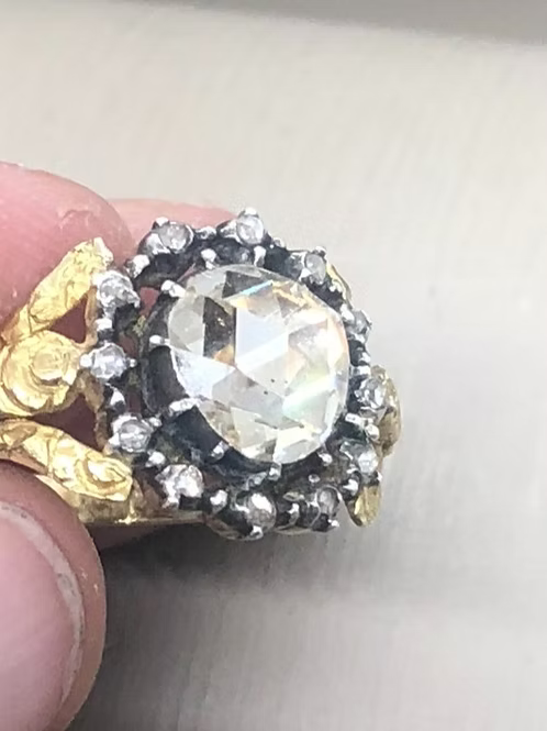 Rose-diamond Heart Cluster