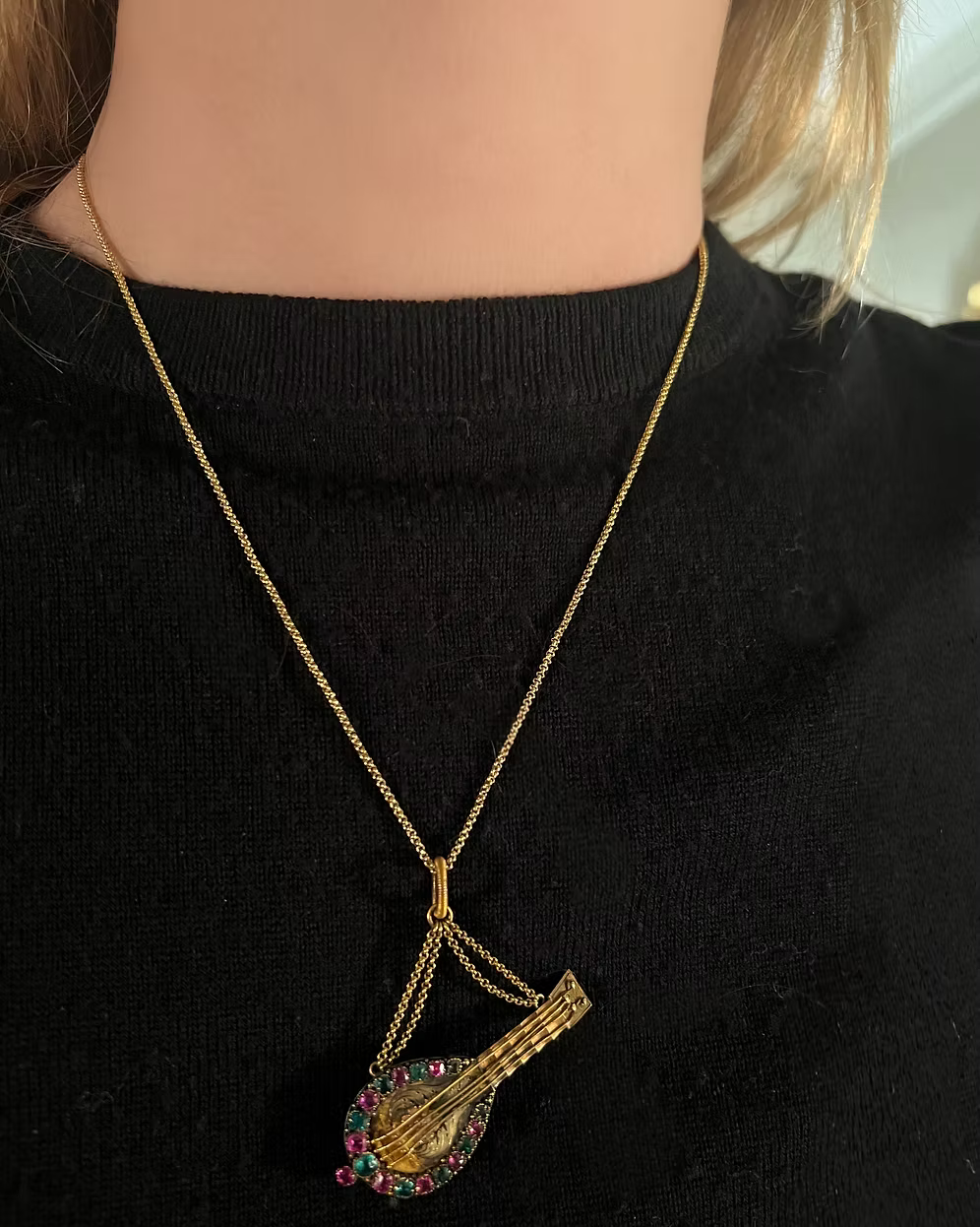 Georgian Mandolin Pendant