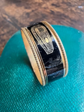 Enamel Coffin Ring