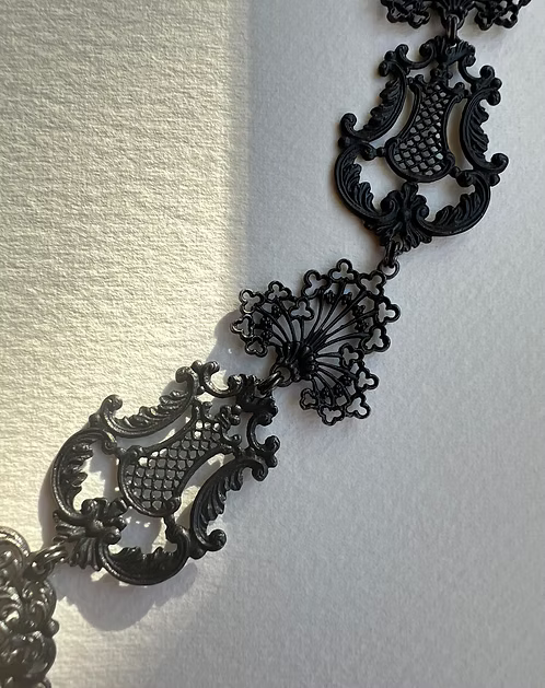 Berlin Iron Lyre Necklace