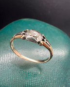 Georgian Rose Diamond Solitaire