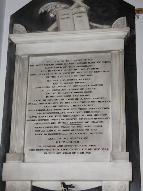 Rev Winchcombe Hartley