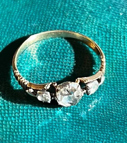 Georgian Rococo Diamond Ring