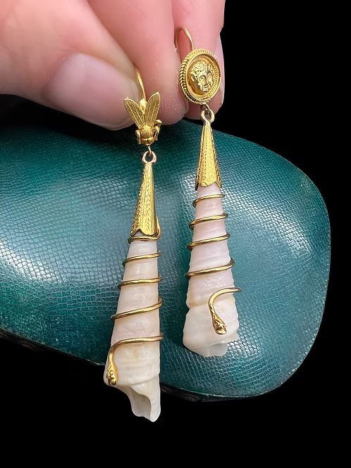 Victorian Shell Earrings