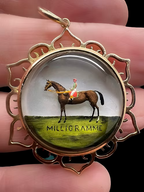 Essex Crystal Racehorse Pendant