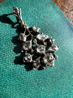 Rococo Rose Diamond Pendant