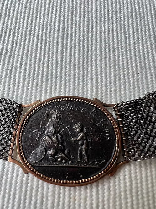 Berlin Iron Cameo Necklace