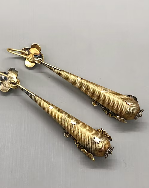 Regency Lyre earrings c.1820