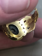Diamond Mourning Ring 1844