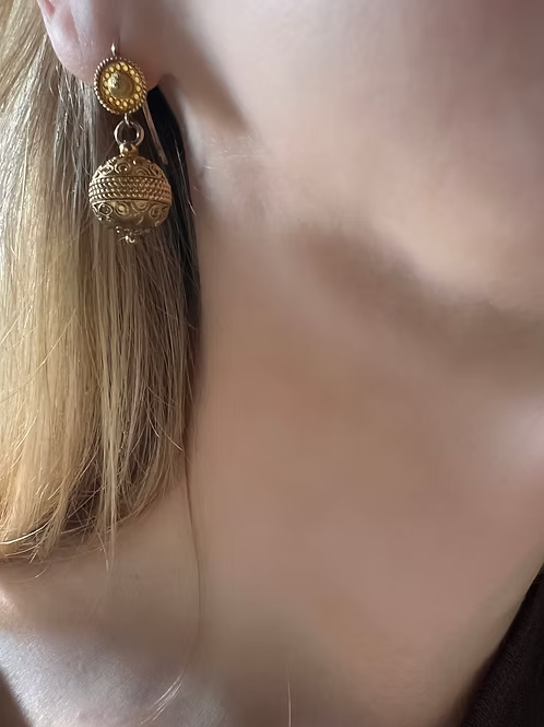 Etruscan Revival earrings