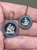 Grisaille Pendants