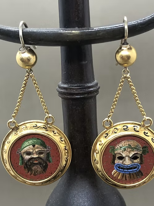 Micromosaic Pompeiian Masks