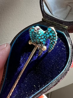 Turquoise Hawk Pin