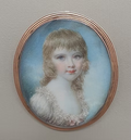 Miniature of a Young Girl by Samuel Shelley
