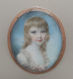 Miniature of a Young Girl by Samuel Shelley