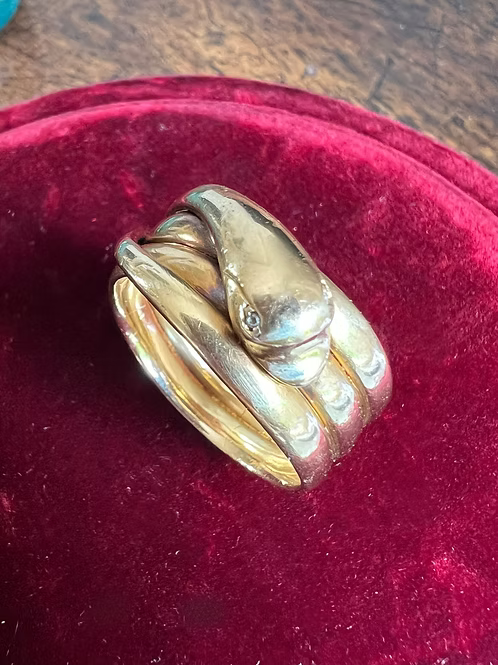 Victorian Snake Ring 1882