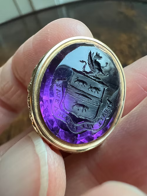 Amethyst Fox Fob