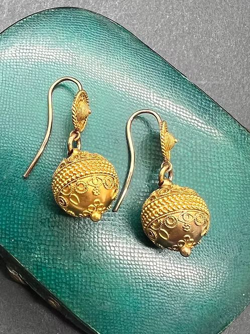 Etruscan Revival earrings