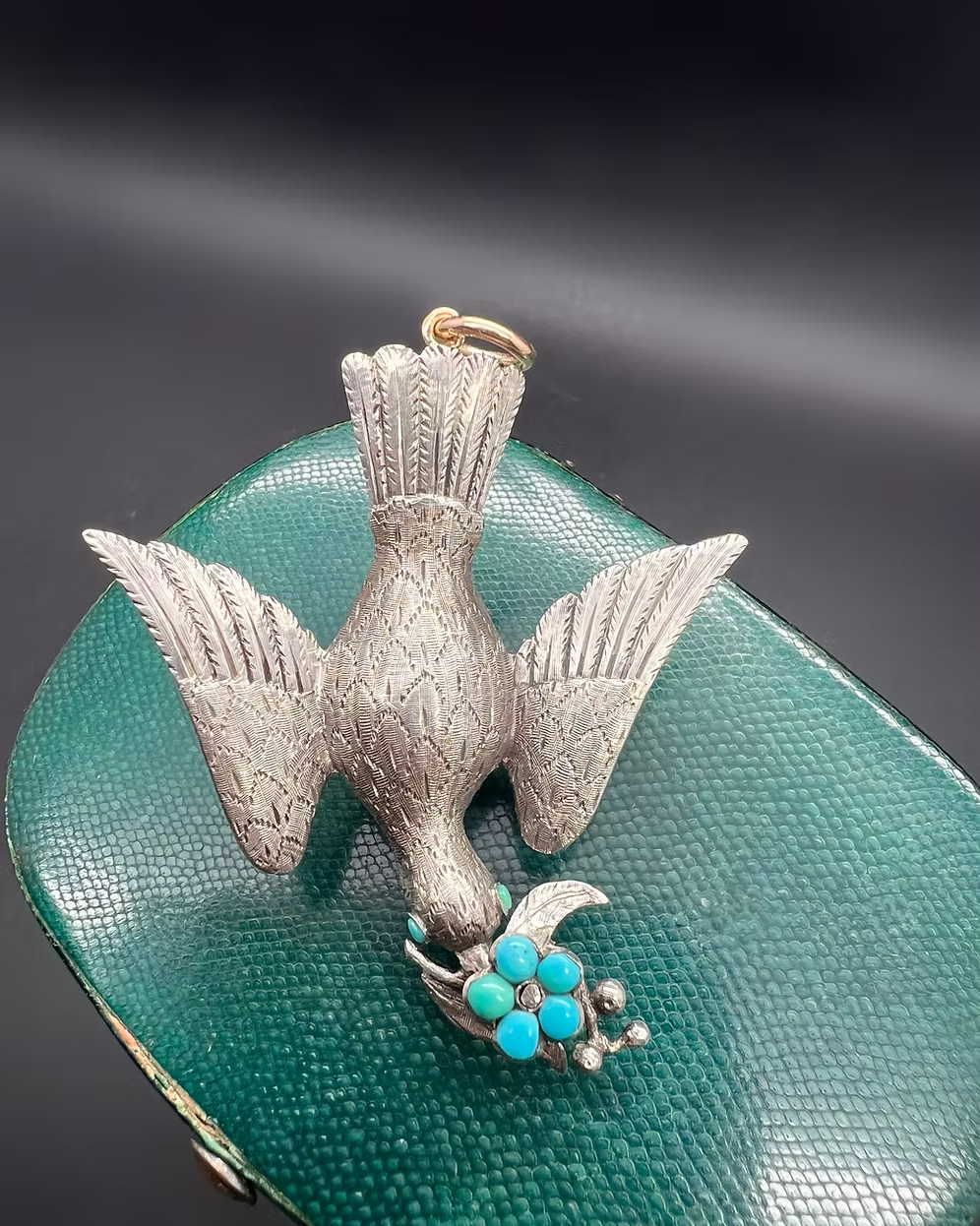 Victorian Dove Pendant