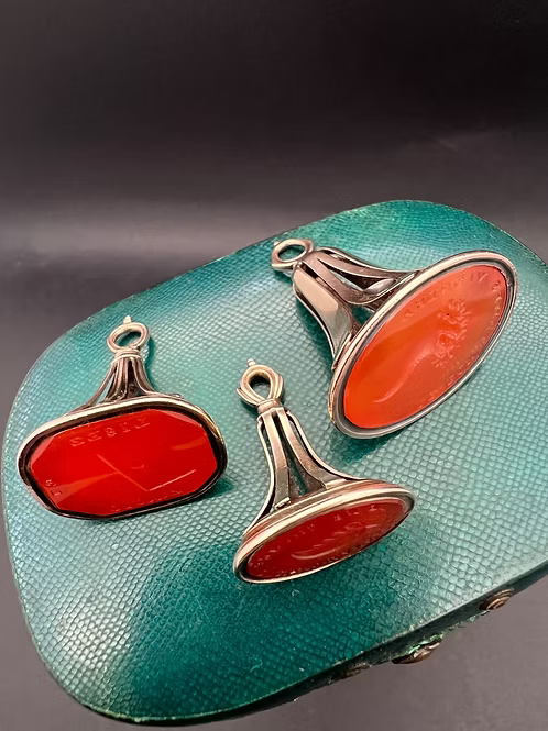 Trio of Regency Seal Fobs