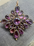 Foiled Amethyst Cruciform c.1810