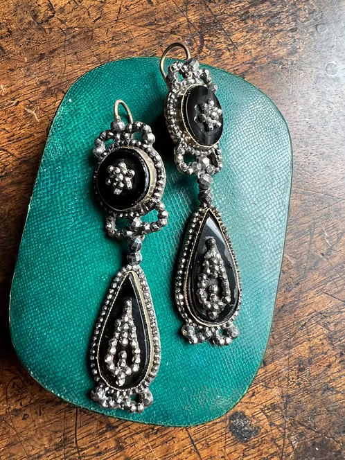Cut Steel Earrings