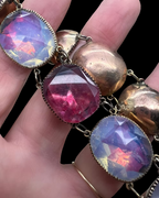 Queen Anne Opaline and Pink Paste Choker