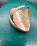 Georgian Diamond Navette Ring