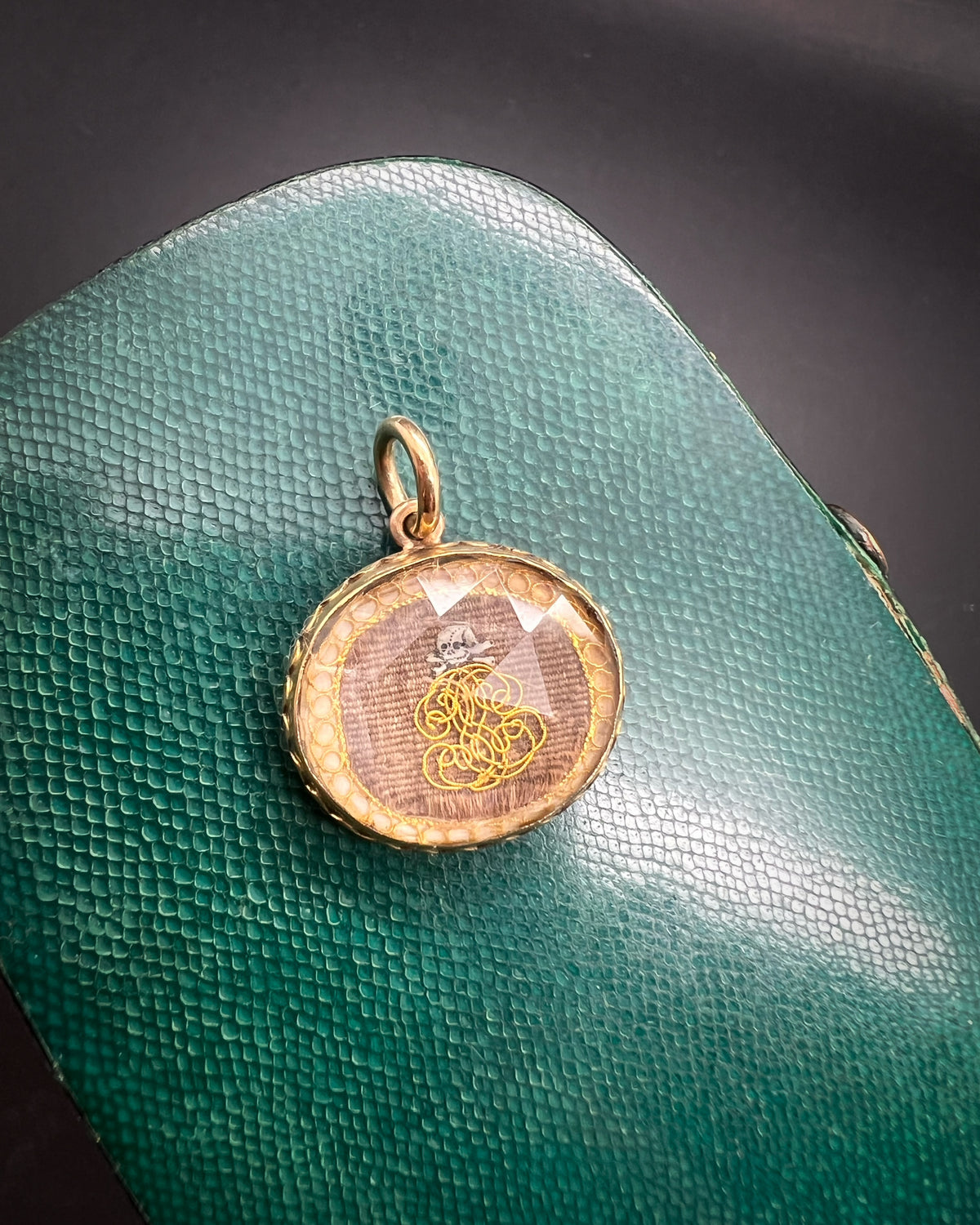 Queen Anne Stuart Crystal Skull Pendant
