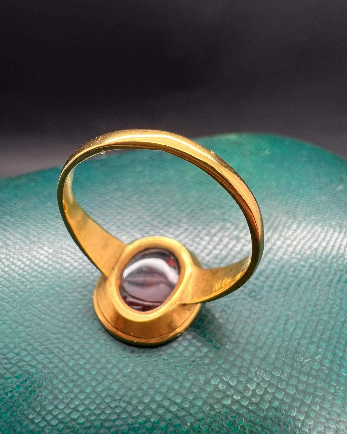 Garnet Intaglio Ring