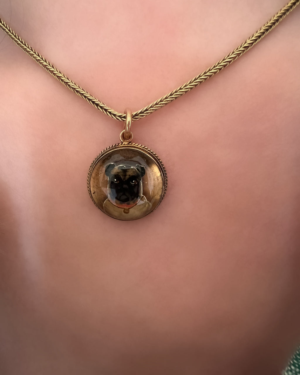 Essex Crystal Pug Pendant