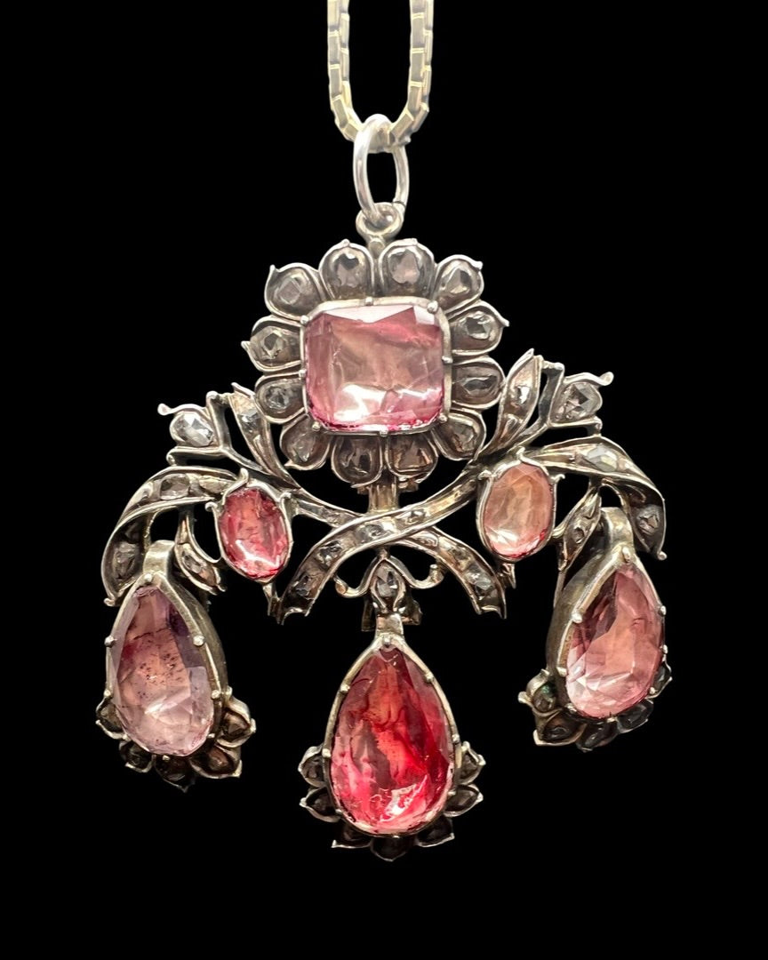 Portuguese Rock Crystal Girandole