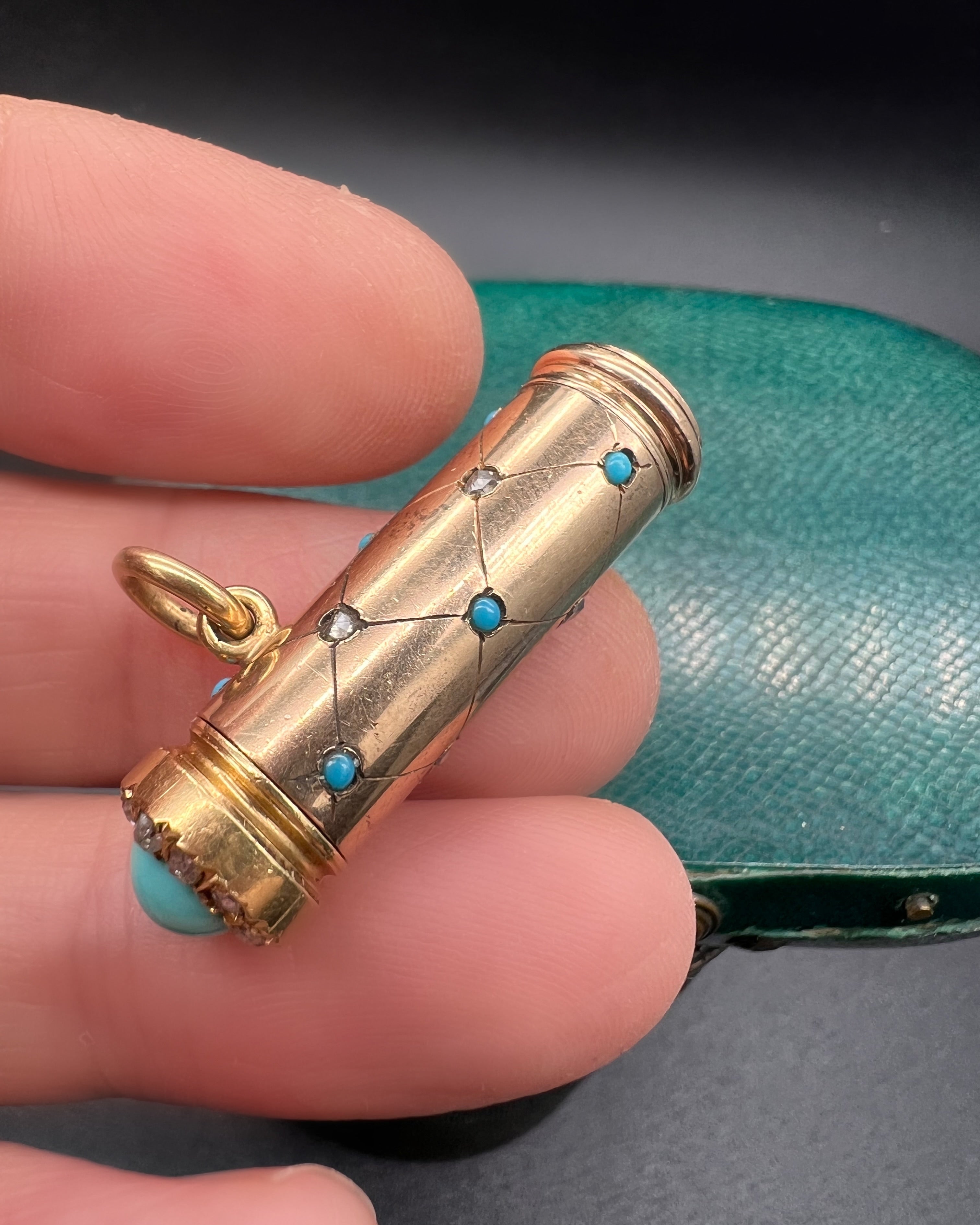 Miniature Telescopic Gold Pencil