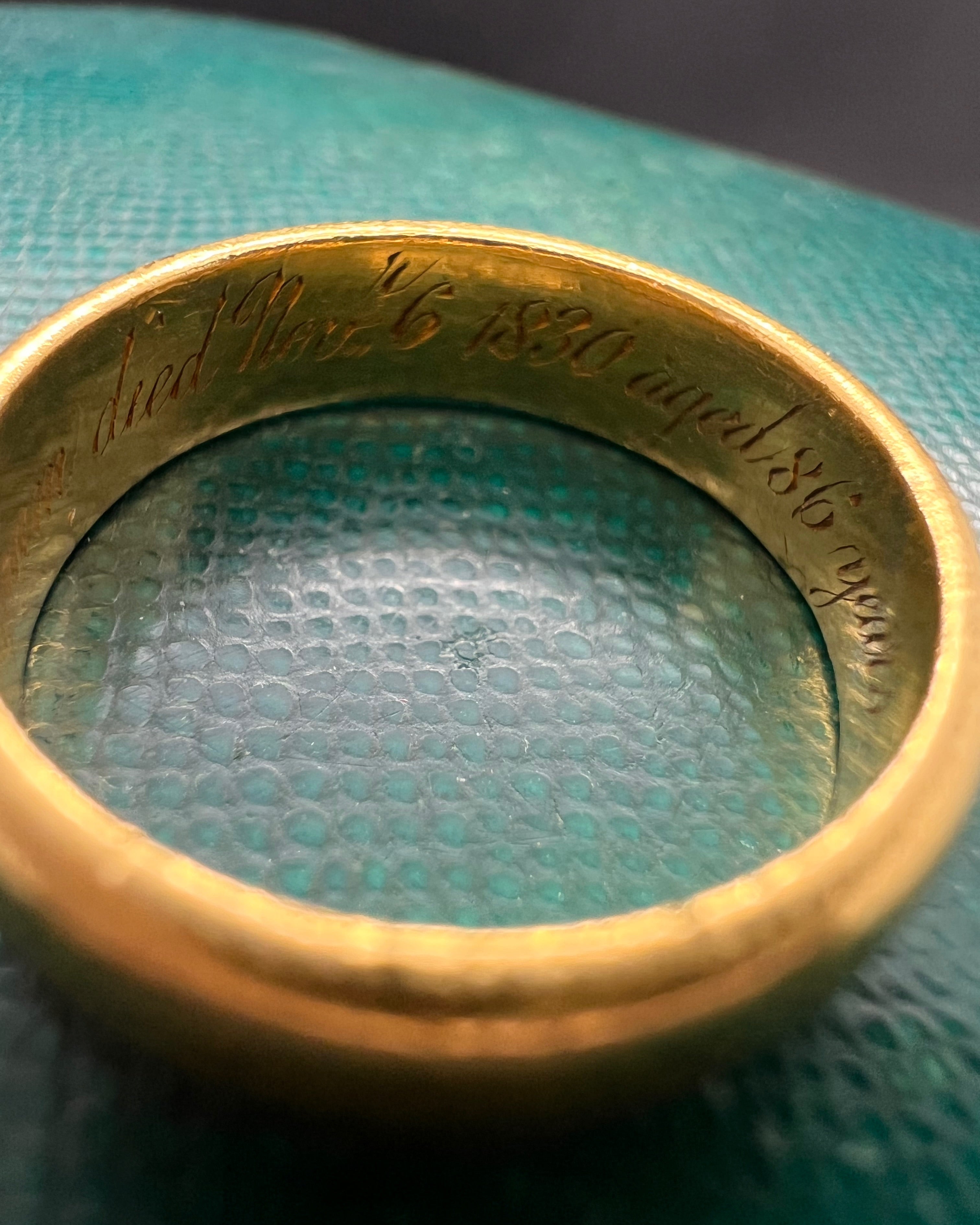Sir Robert Wigram Mourning Ring