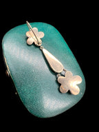 Georgian Agate Pansy Single Earring
